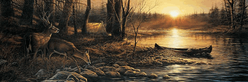 (image for) "Morning Glow" Horizons Print